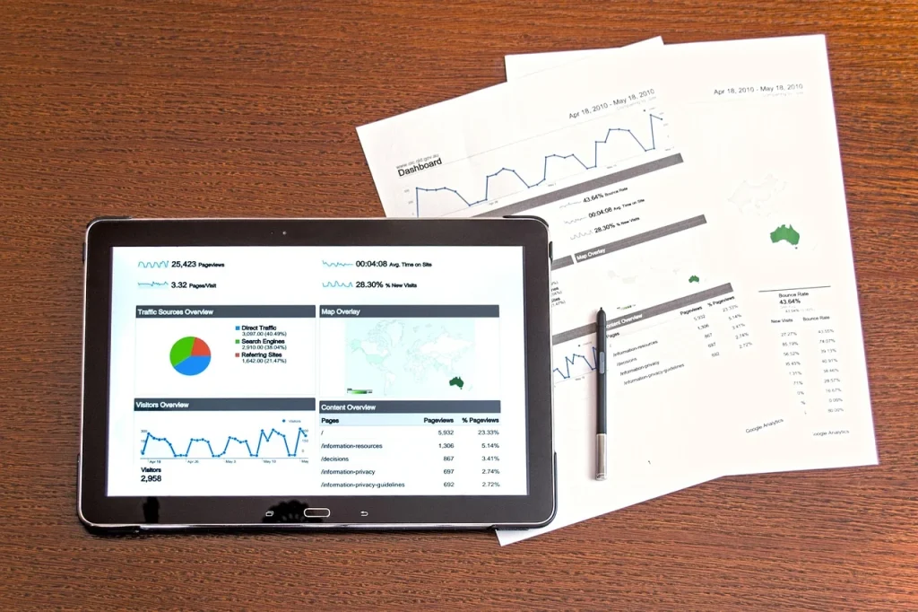 Analytics Report Magnifying Glass