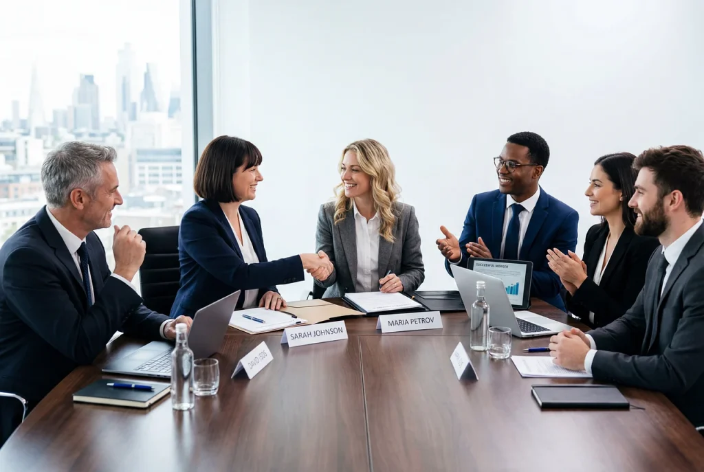 Business Meeting Handshake