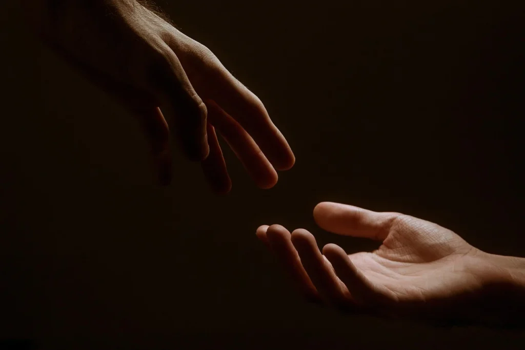 Business Opportunity Hand Reaching