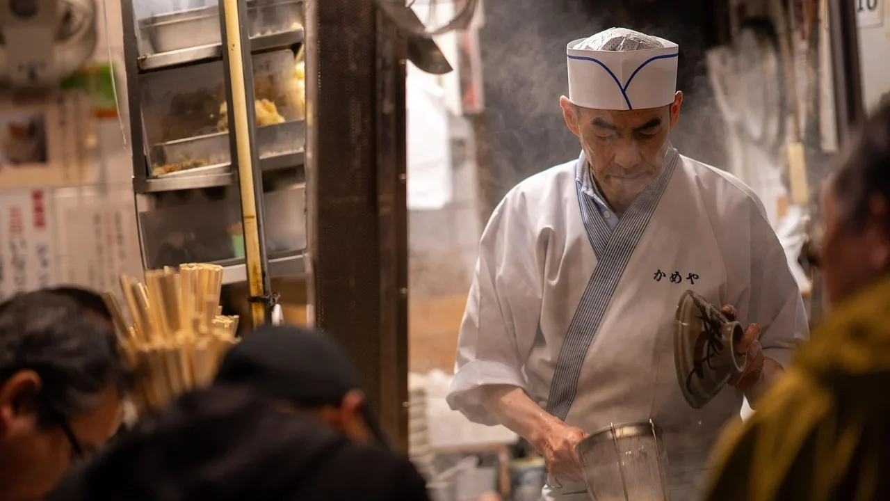 Busy Kitchen Chef Cooking
