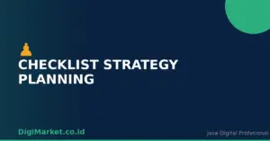 Checklist Strategy Planning