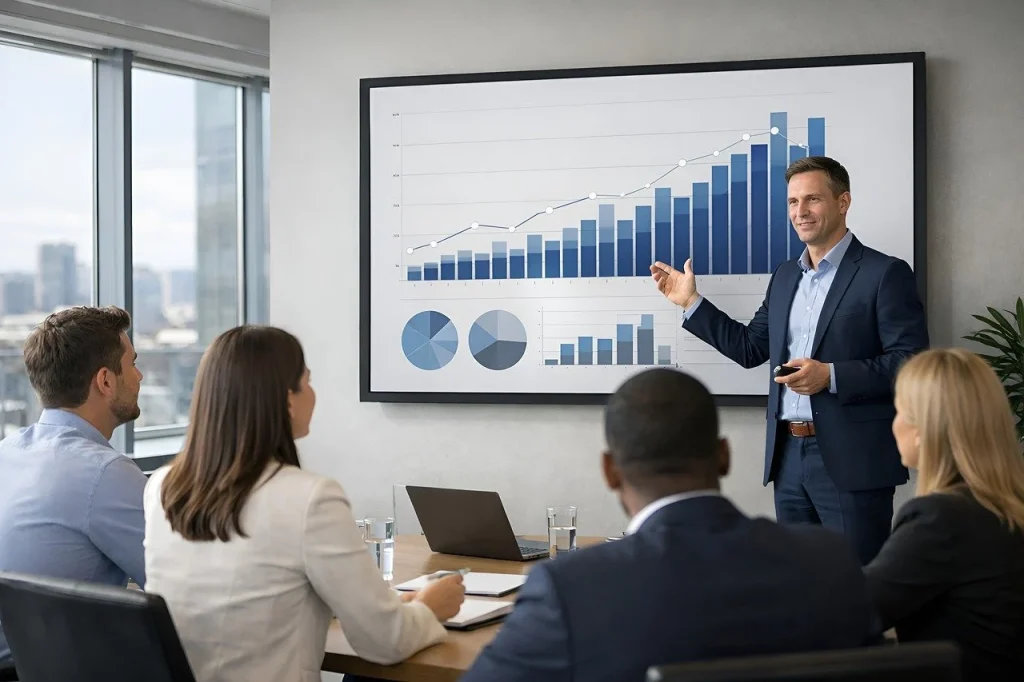 Digital Marketing Team Office Meeting