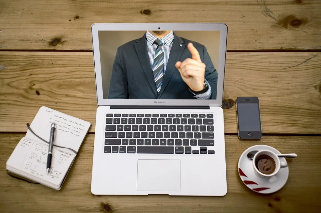 Frustrated Businessman Laptop Stress