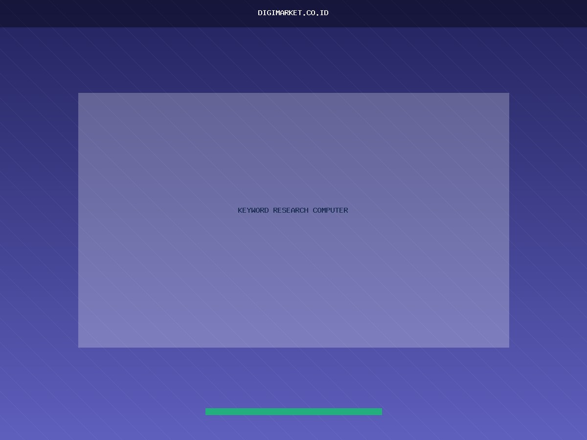 Keyword Research Computer