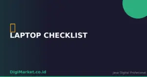 Laptop Checklist