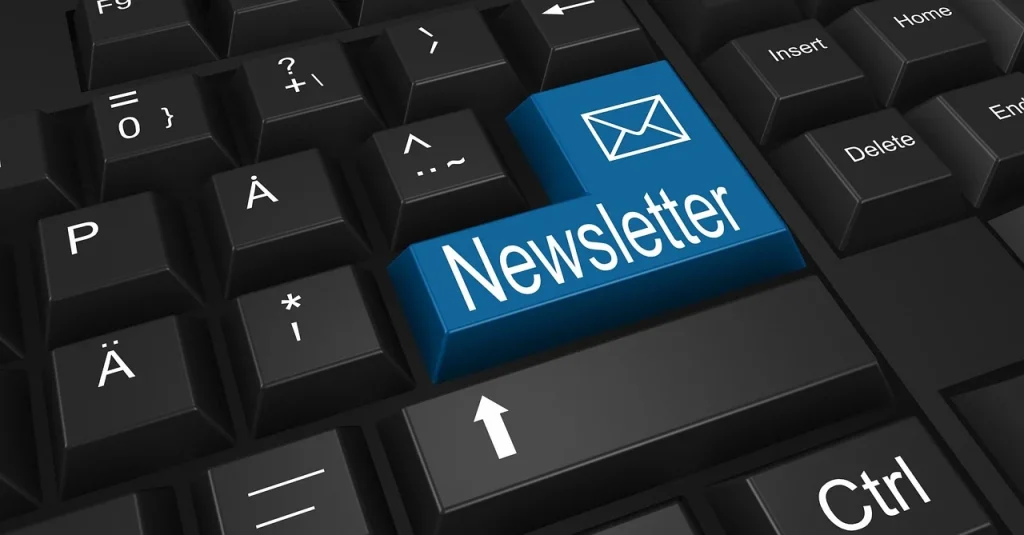 Laptop Email Newsletter