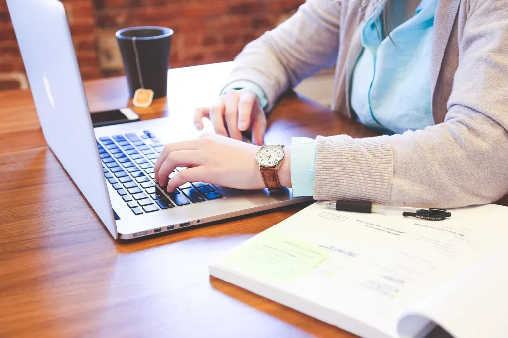 Laptop Typing