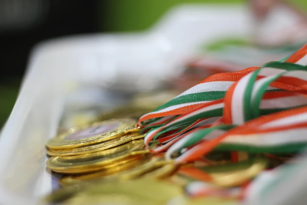 Medal Handshake