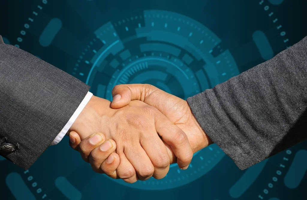 Networking Link Business Handshake