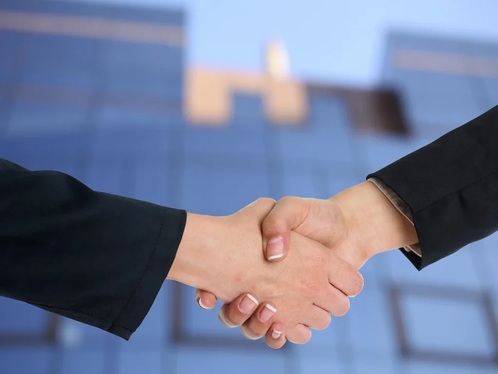 Professional Team Shaking Hands