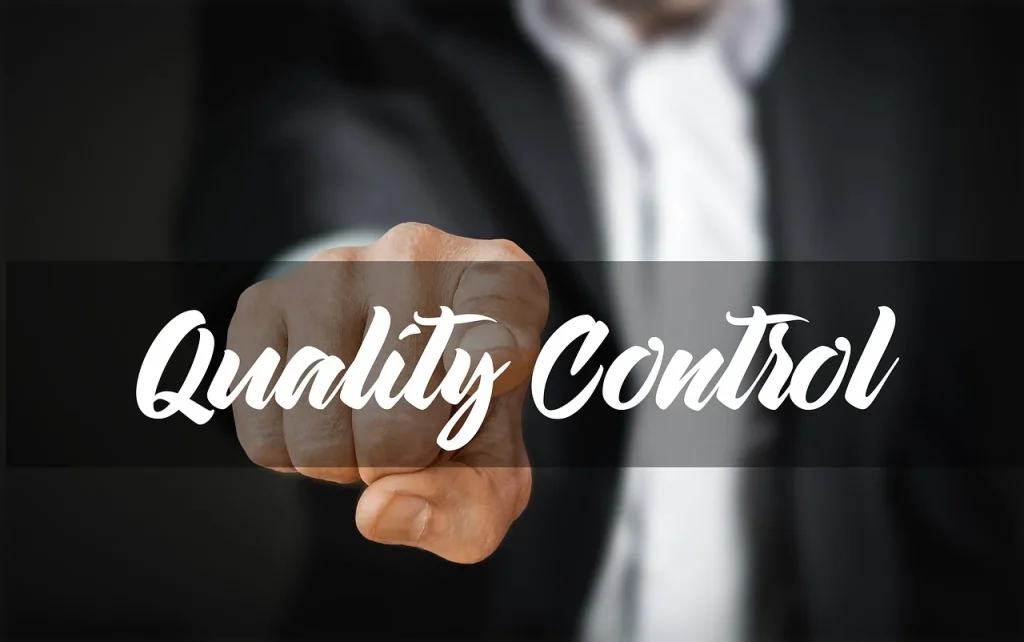 Quality Check Certificate