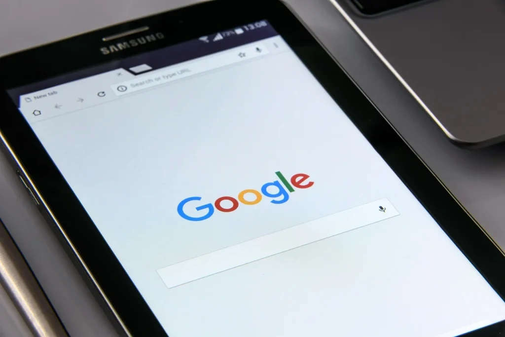 Search Engine Computer Screen