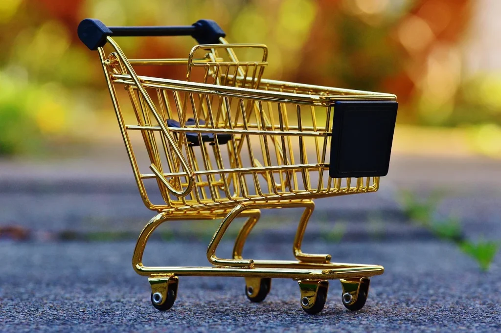 Shopping Cart Sales Graph