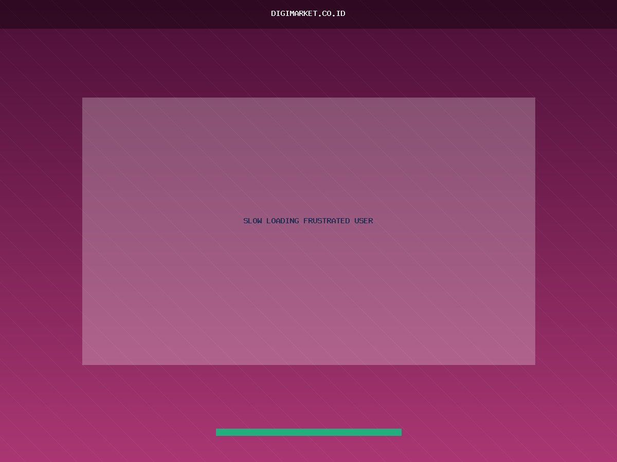 Slow Loading Frustrated User