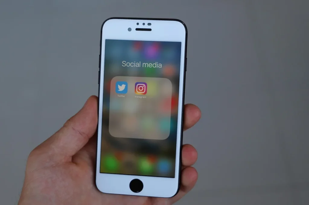 Smartphone Social Media App