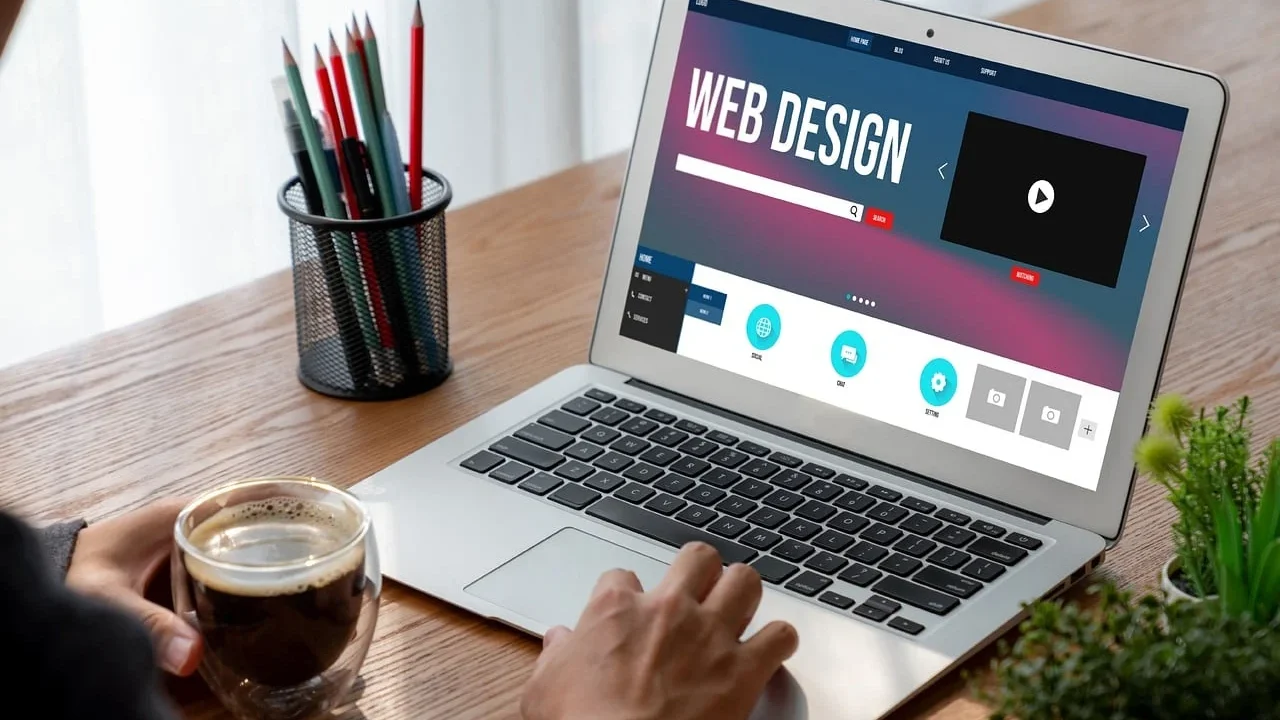Web Development Computer Screen