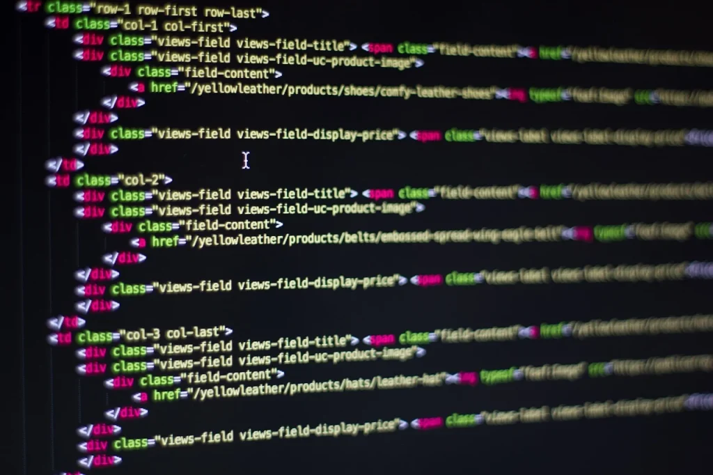 Website Code Computer Screen Programmer