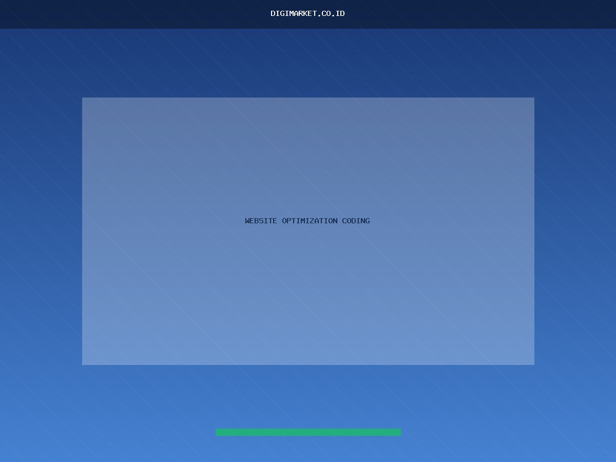 Website Optimization Coding
