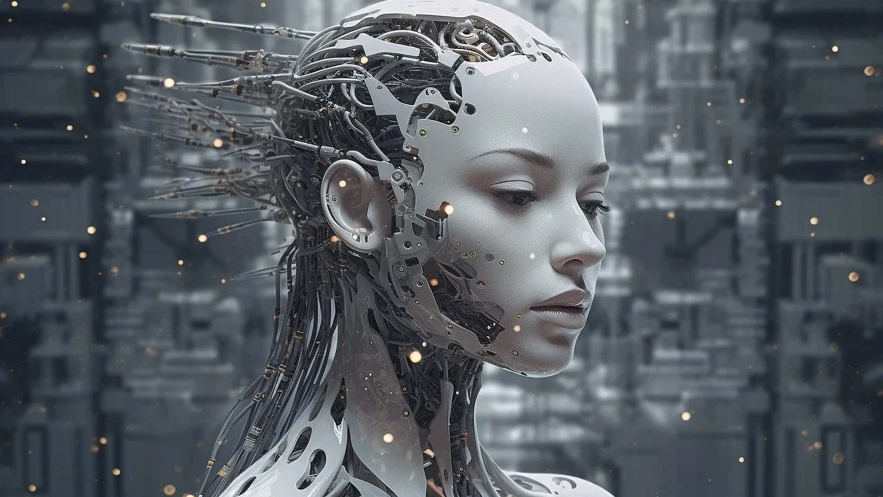 Artificial Intelligence Google Search Robot Writing