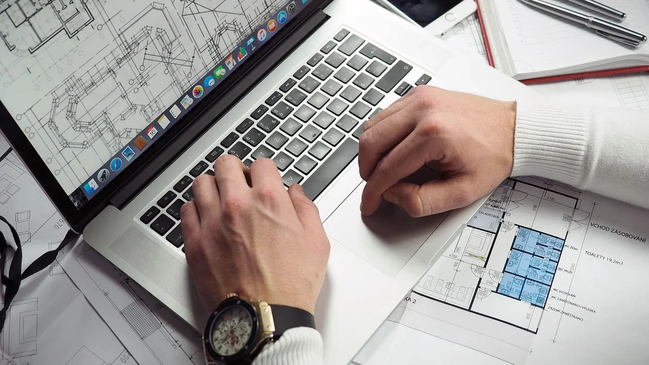 Blueprint Architect Desk