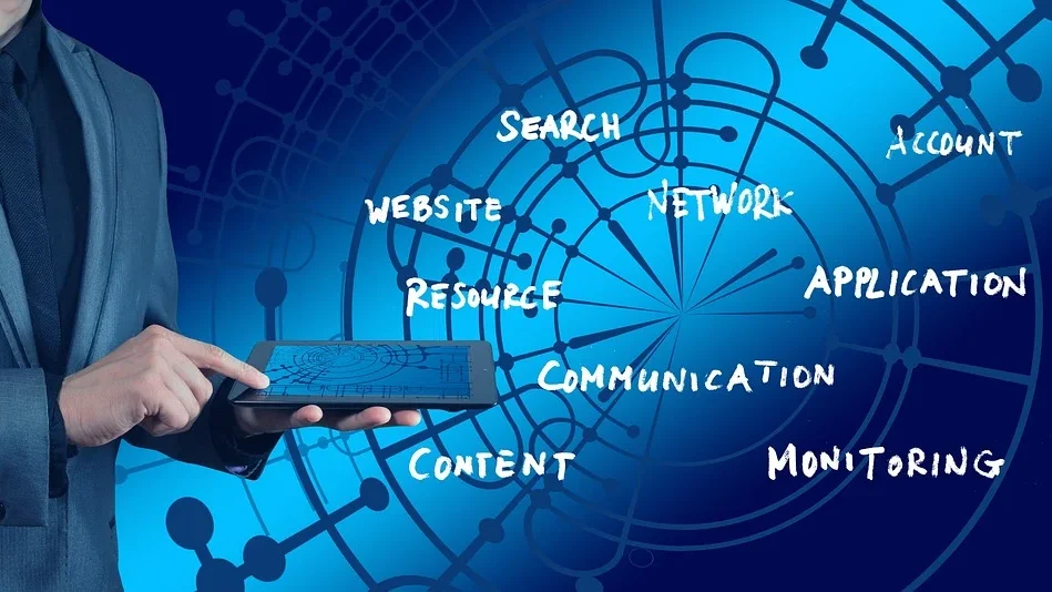 Broken Website Frustrated Businessman