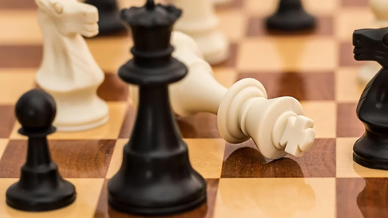 Business Competition Chess Binary Code