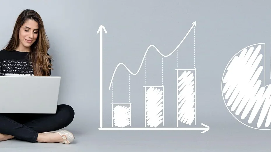 Business Growth Computer Screen Analytics Chart