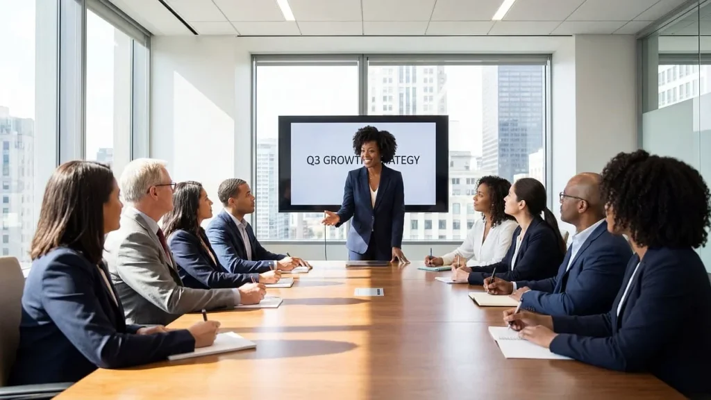 Business Meeting Growth