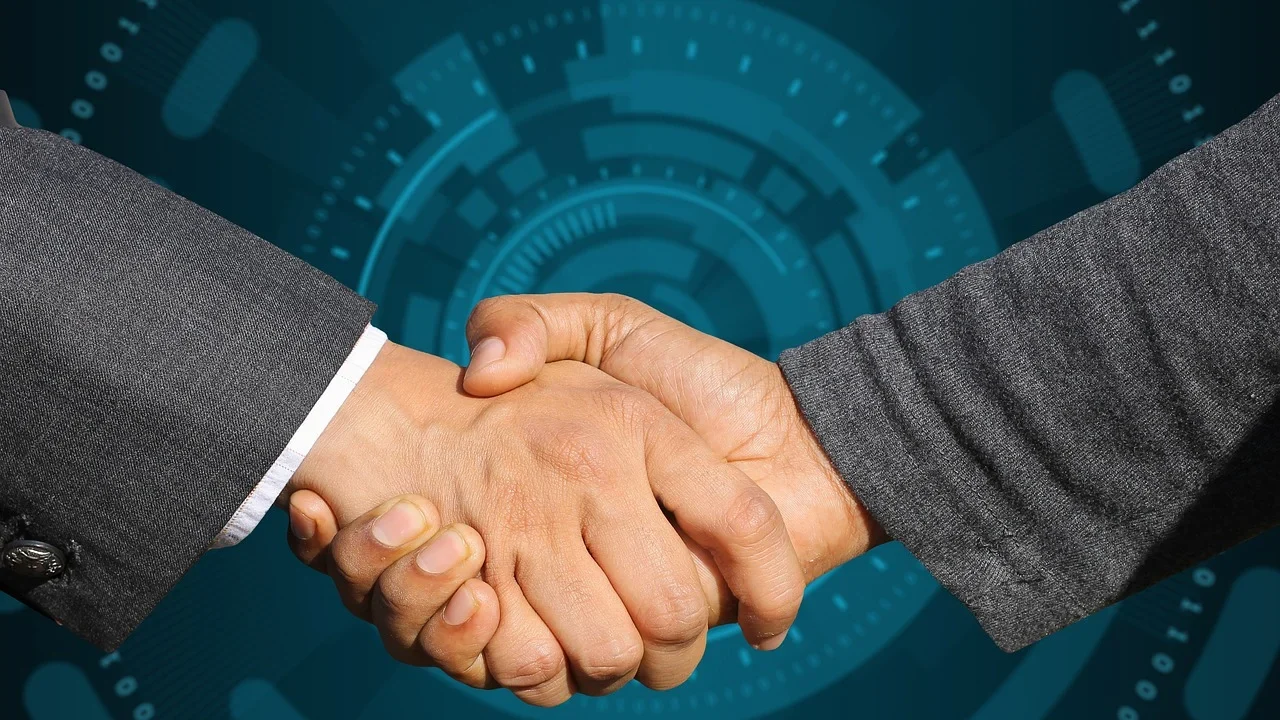 Business Meeting Partnership Digital Success