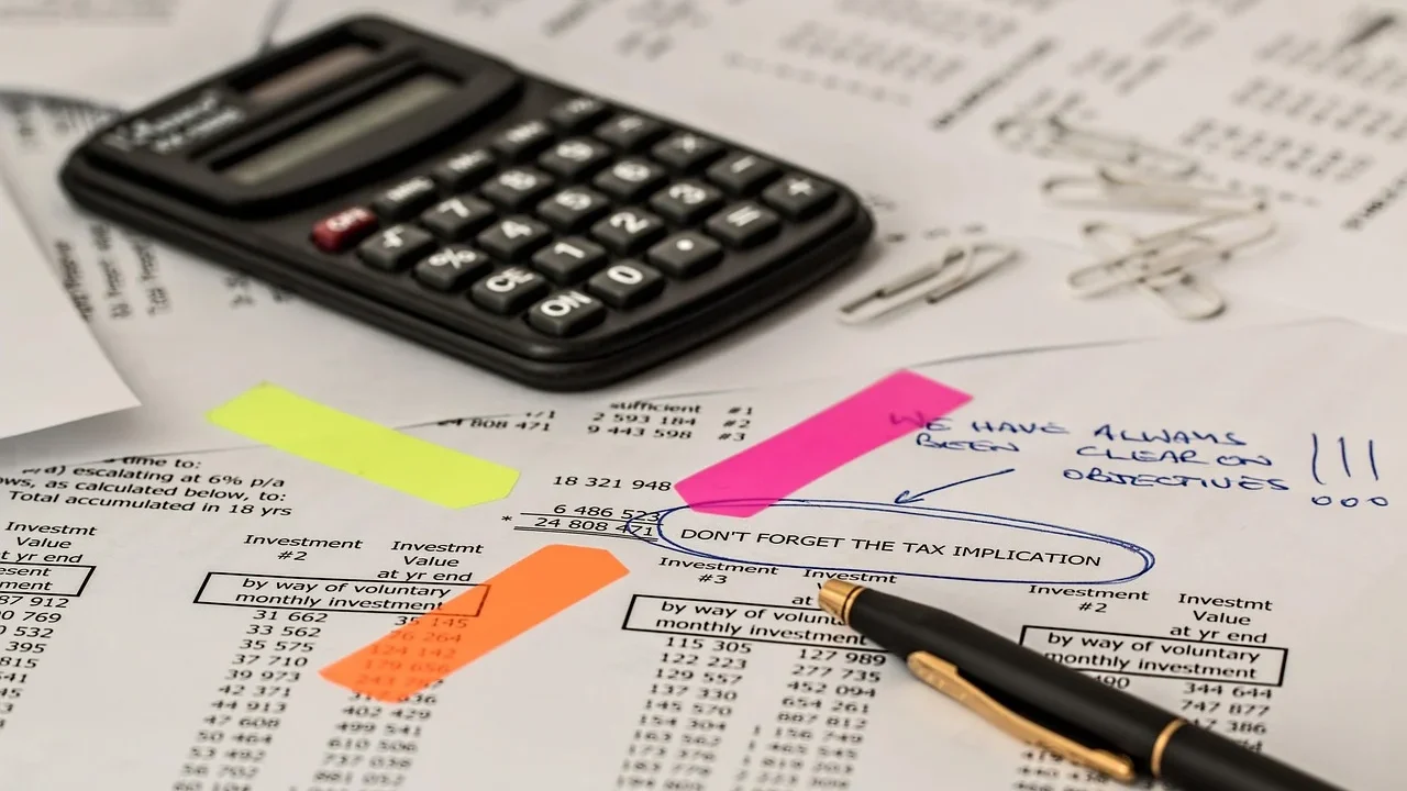 Business Office Financial Documents