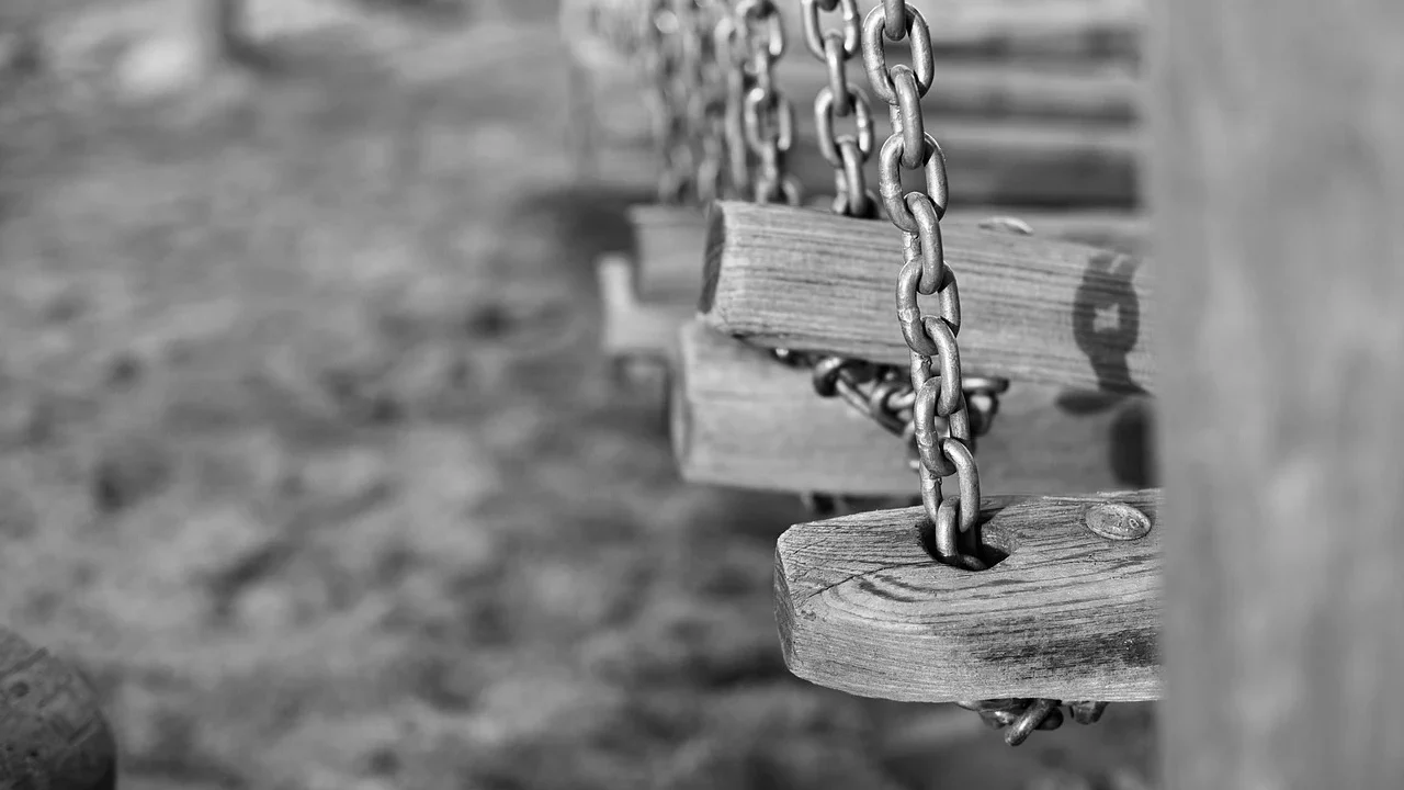 Chain Links Connection Digital Network