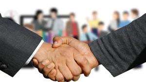 City Handshake Business