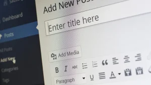 Computer Screen Website Design