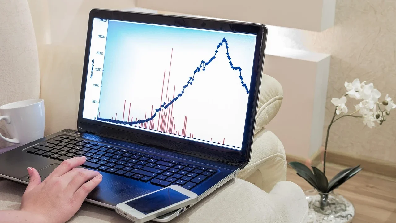 Data Analysis Computer Screen