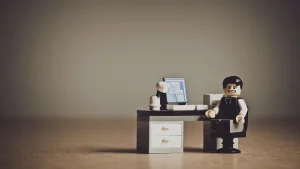 Frustrated Businessman Computer Screen