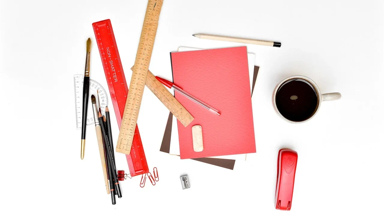 Frustrated Businessman Messy Desk
