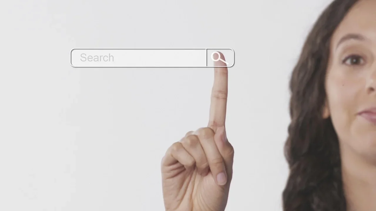 Google Search Magnifying Glass