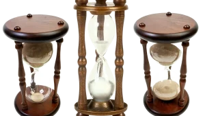 Hourglass Frustrated Worker