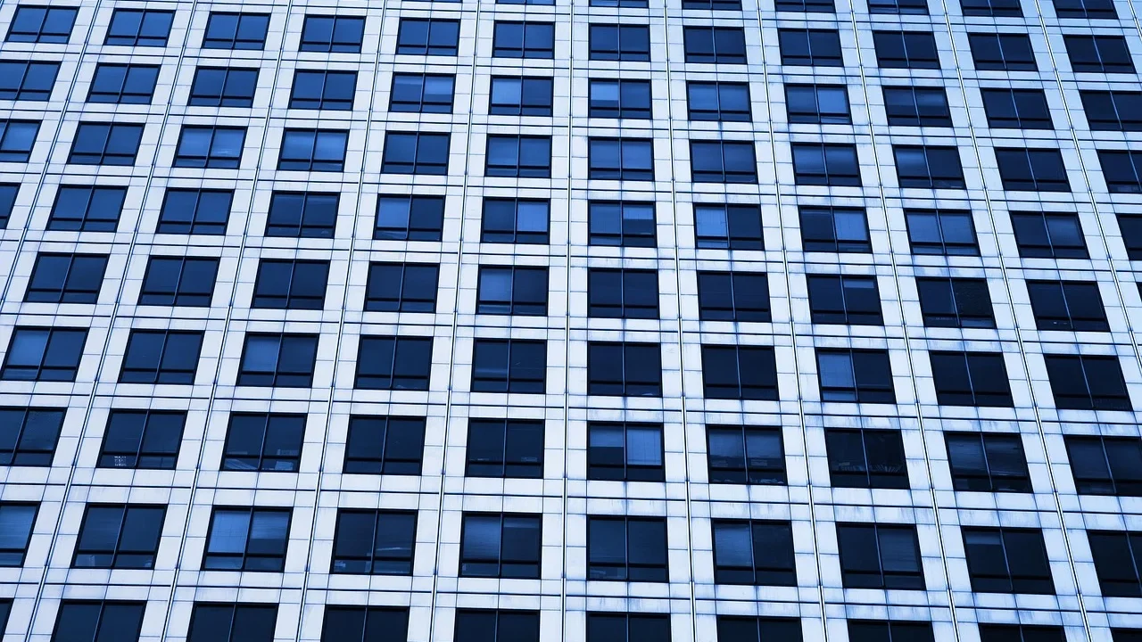 Office Building Laptop