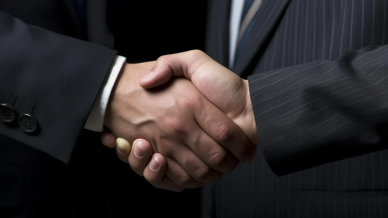 Office Handshake