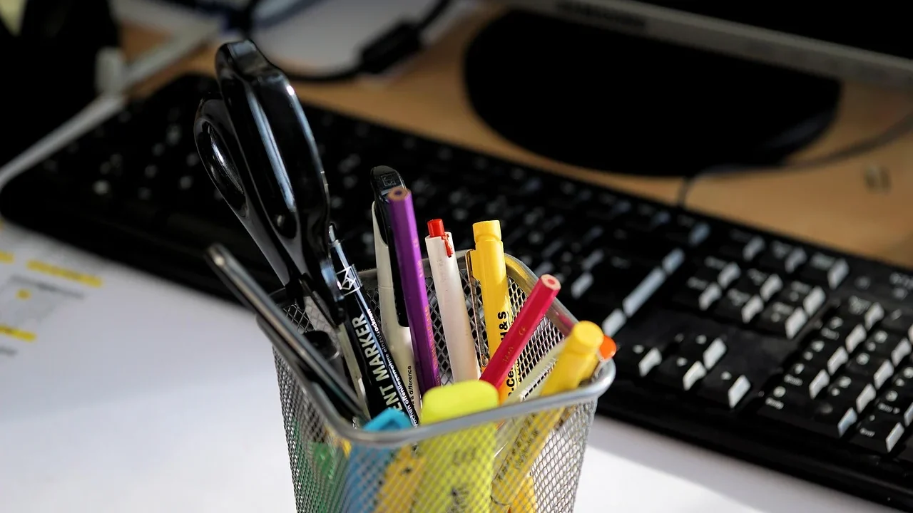 Office Work Writing Tools Brainstorming