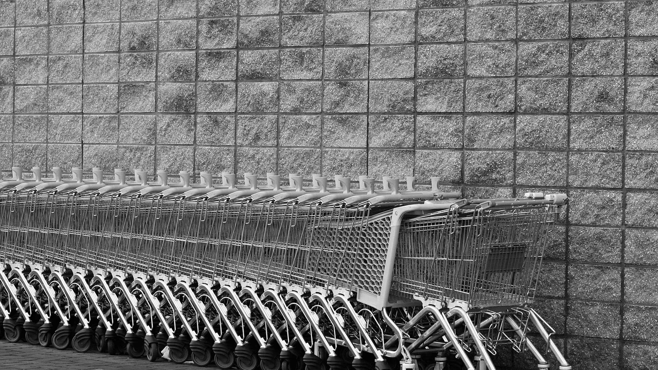 Sales Chart Shopping Cart