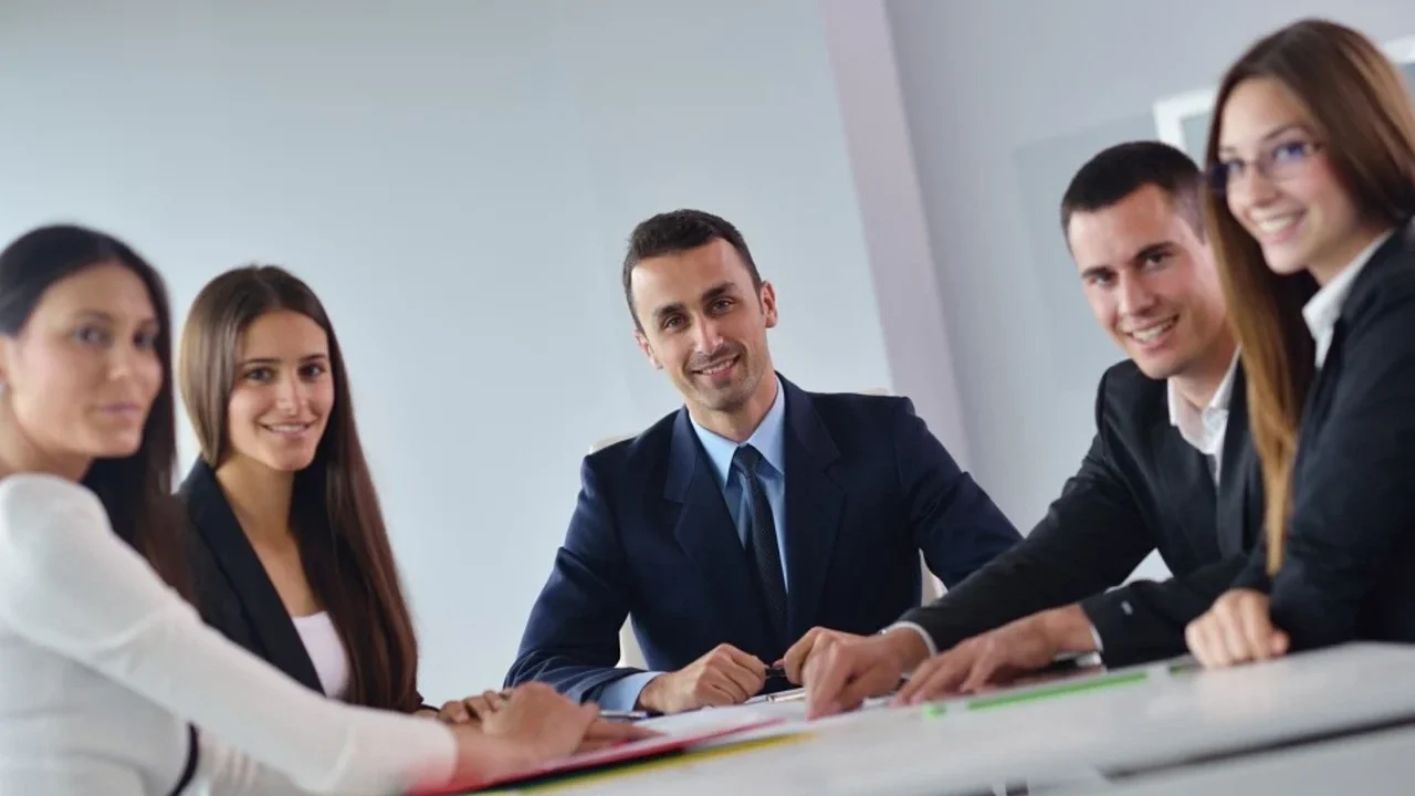 Small Business Professional Team Success Meeting