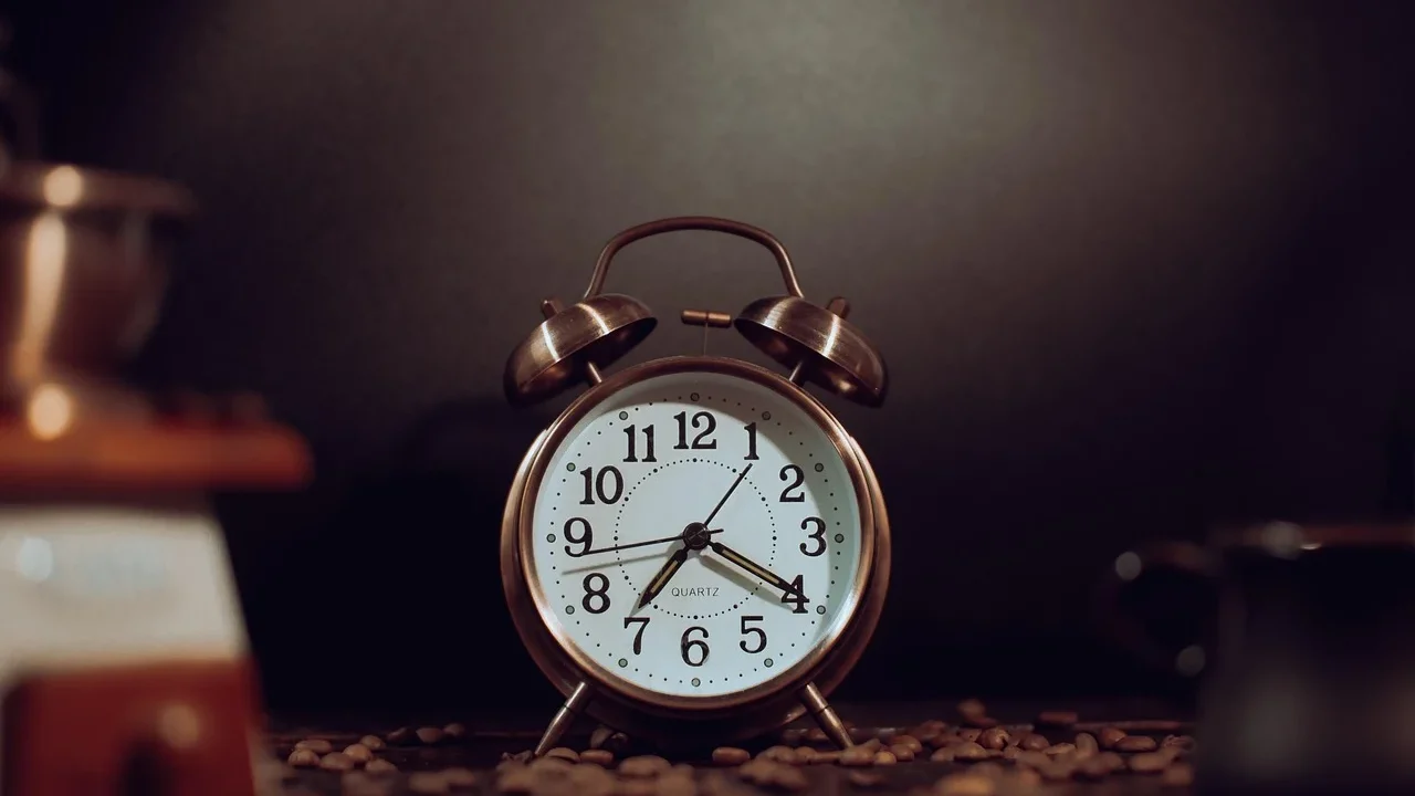 Stressed Businessman Clock