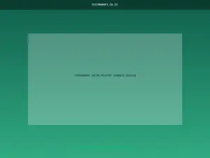 Typography Color Palette Graphic Design