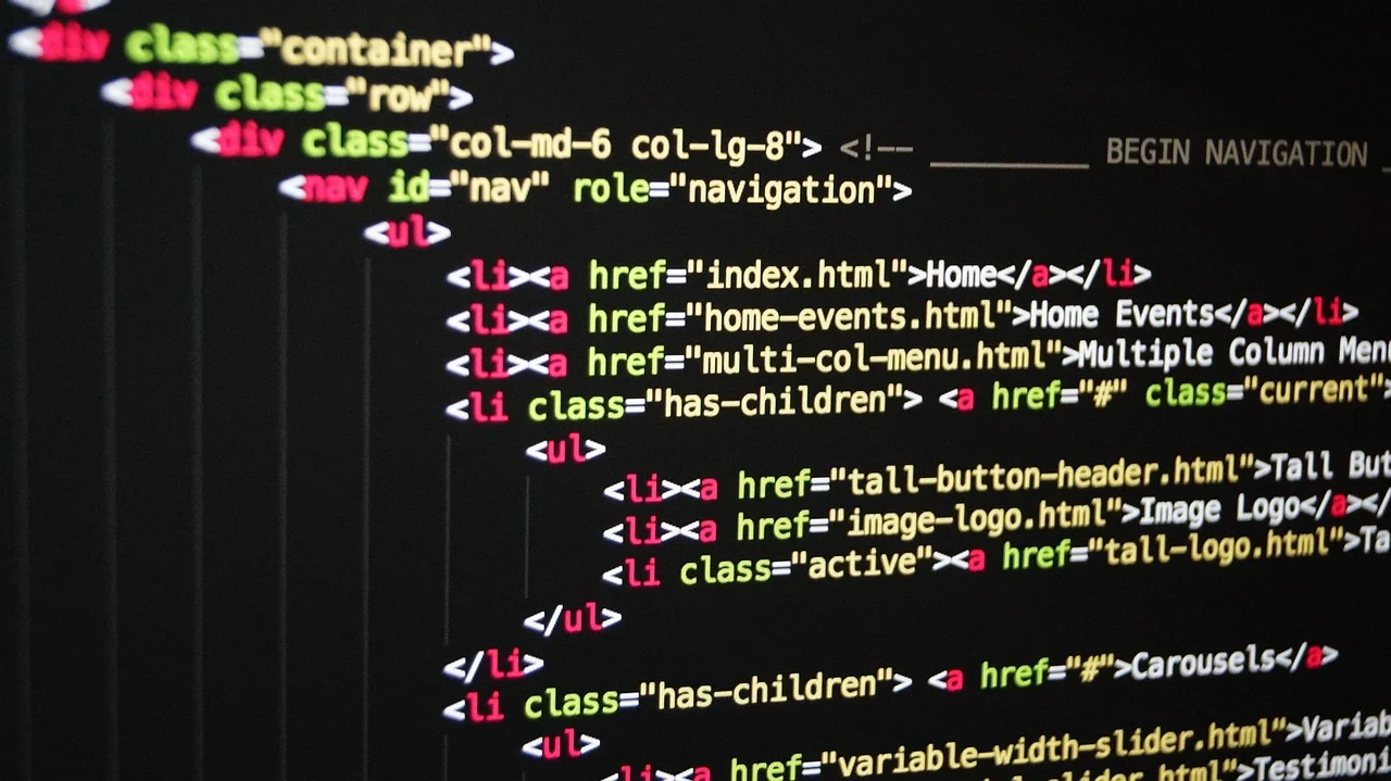 Web Developer Coding Laptop