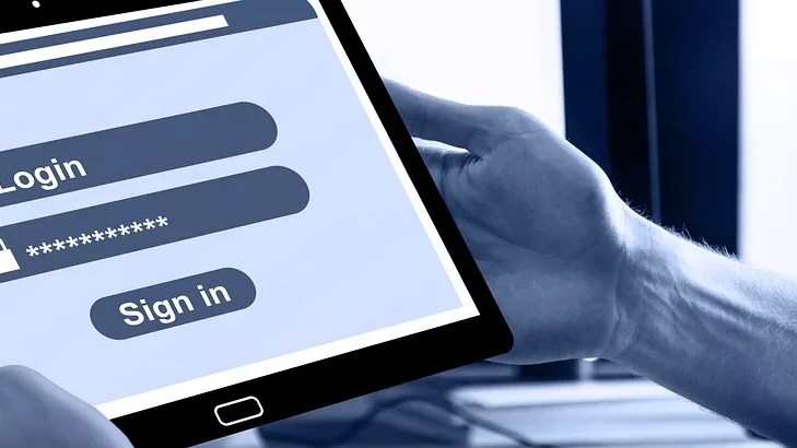 Website Navigation Tablet