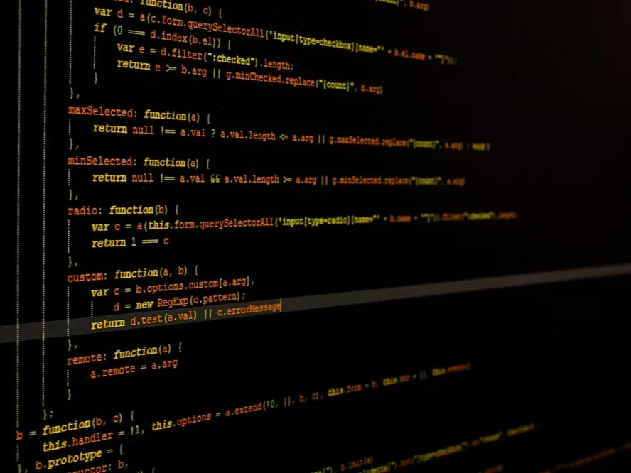Computer Screen Software Interface
