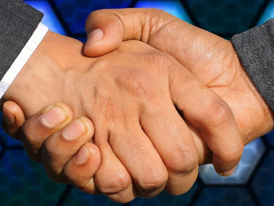 Handshake Business Partnership Contract Signing