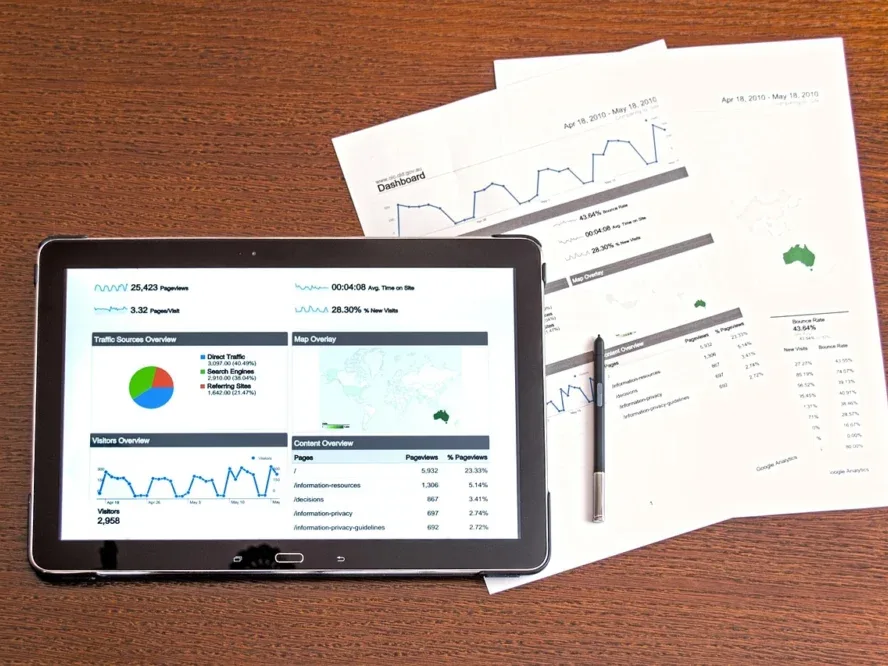Marketing Report Analytics Chart
